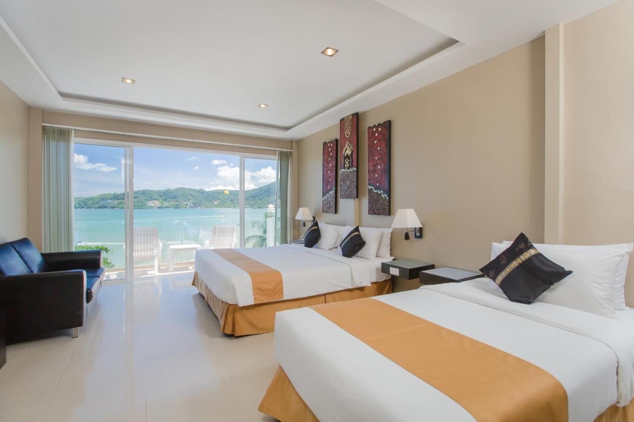 The Front Hotel And Apartments Patong Bagian luar foto